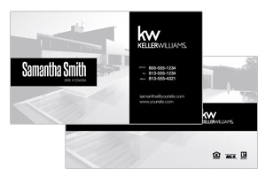 Keller Willimas custom design business cards