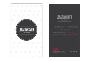Modern Pre-designed business cards for realtors and agents