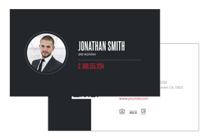 Business card design and print Keller Williams agents